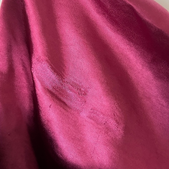 NWT ELLIATT 70s Satin Cowl Neck Sleeveless Asymmetrical Wrap Hem Draped Dress S - Picture 10 of 10